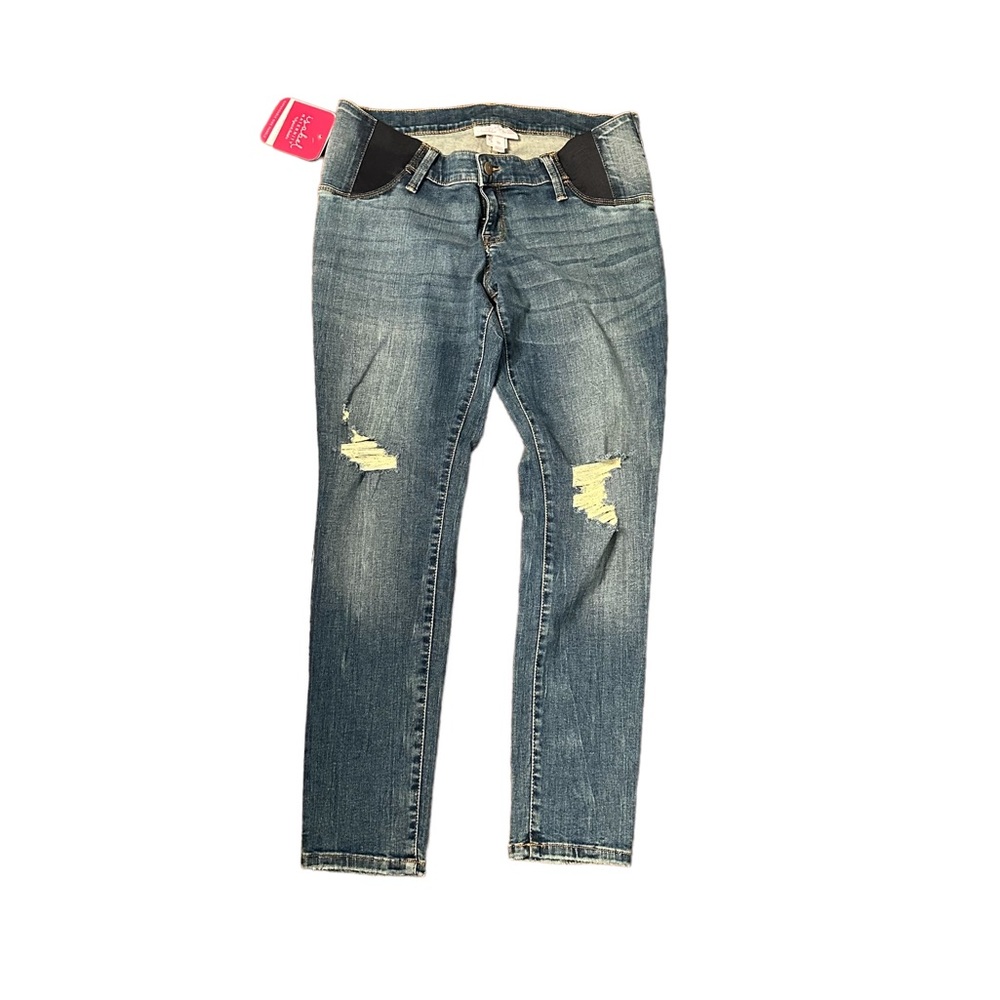NWTS Isabel Maternity by Ingrid & Isabel Under Belly Distressed Maternit…